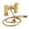 Milano - Modern Deck Mounted Bath Shower Mixer Tap - Choice of Finish