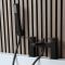Milano - Modern Deck Mounted Bath Shower Mixer Tap - Choice of Finish