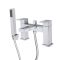 Milano Arvo - Modern Deck Mounted Bath Shower Mixer Tap - Chrome