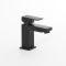 Milano Preto - Modern Mono Basin Mixer Tap - Black