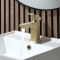 Milano Lyra - Modern Mono Basin Mixer Tap - Brushed Brass