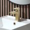 Milano Lyra - Modern Mono Basin Mixer Tap - Brushed Brass
