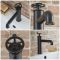 Milano Zandra - Industrial Style Mono Basin Mixer Tap - Black