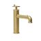 Milano Zandra - Industrial Style Basin Mixer Tap - Brushed Brass