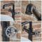 Milano Zandra - Industrial Style High Rise Mono Basin Mixer Tap - Black