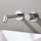 Milano Lune - Modern Wall Mounted Basin Mixer Tap - Choice of Finish