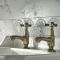 Milano Earlham - Art Deco Basin Pillar Taps - Choice of finish