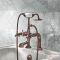 Milano Earlham - Art Deco Deck Mounted Bath Shower Mixer Tap - Choice of Finish