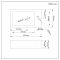 Milano Elswick - White Modern Rectangular Countertop Basin with Deck Mounted Mixer Tap - 450mm x 250mm