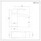Milano Elswick - White Modern Rectangular Countertop Basin with Deck Mounted Mixer Tap - 605mm x 430mm
