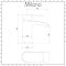 Milano Farington - White Modern Rectangular Countertop Basin with Mono Mixer Tap - 400mm x 295mm