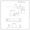 Milano Irwell - White Modern Round Wall Hung Corner Basin with Mono Mixer Tap - 430mm x 280mm
