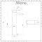 HR Alswear Rectangular Counter Top Basin with Razer High Rise Tap