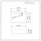 Milano Westby - White Modern Rectangular Countertop Basin with High Rise Mixer Tap - 610mm x 400mm
