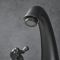 Milano Elizabeth - Traditional Crosshead Mono Basin Mixer Tap - Black