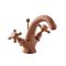 Milano Elizabeth - Traditional Crosshead Mono Basin Mixer Tap - Brushed Copper
