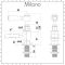 Milano Elizabeth - Traditional Lever Basin Pillar Taps - Chrome and White
