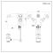 Milano Elizabeth - Traditional Crosshead Mono Bidet Mixer Tap - Chrome and Black
