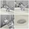 Milano Elizabeth - Traditional Crosshead Mono Bidet Mixer Tap - Chrome and White