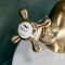 Milano Elizabeth - Traditional Crosshead Mono Bidet Mixer Tap - Brushed Brass
