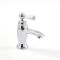 Milano Elizabeth - Traditional Single Lever Mono Basin Mixer Tap - Chrome and White