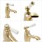Milano Elizabeth - Traditional Single Lever Mono Basin Tap - Brushed Brass