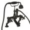 Milano Elizabeth - Traditional Crosshead Bath Shower Mixer Tap - Black
