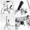 Milano Elizabeth - Traditional Crosshead Bath Shower Mixer Tap - Chrome and Black