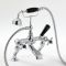 Milano Elizabeth - Traditional Crosshead Bath Shower Mixer Tap - Chrome and Black