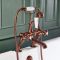 Milano Elizabeth - Traditional Crosshead Bath Shower Mixer Tap - Choice of Finish