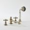 Milano Elizabeth - Traditional Crosshead 4 Tap-Hole Bath Shower Mixer Tap - Brushed Gold