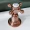 Milano Elizabeth - Traditional 4 Tap-Hole Crosshead Bath Shower Mixer Tap - Brushed Copper