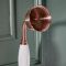 Milano Elizabeth - Traditional 4 Tap-Hole Crosshead Bath Shower Mixer Tap - Brushed Copper