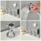 Milano Elizabeth - Traditional 4 Tap-Hole Crosshead Bath Shower Mixer Tap - Chrome and Black