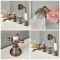 Milano Elizabeth - Traditional 4 Tap-Hole Crosshead Bath Shower Mixer Tap - Oil Rubbed Bronze