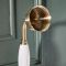Milano Elizabeth - Traditional 4 Tap-Hole Crosshead Bath Shower Mixer Tap - Brushed Brass