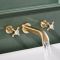 Milano Elizabeth - Traditional Wall Mounted Crosshead 3 Mixer Tap-Hole Bath Filler Mixer Tap - Choice of Finish