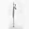 Milano Elizabeth - Traditional Freestanding Lever Bath Shower Mixer Tap with Hand Shower - Chrome and Black