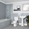 Milano Richmond - Traditional Bathroom Suite with Bath, Toilet and Pedestal Basin