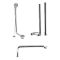 Milano Select - Traditional Installation Pack for Floor Standing Roll Top Baths