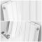 Milano Capri - White Flat Panel Vertical Designer Radiator - 1600mm x 472mm (Double Panel)