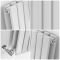 Milano Capri - Light Grey Flat Panel Vertical Designer Radiator - 1780mm x 472mm (Double Panel)