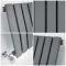 Milano Capri - Anthracite Flat Panel Vertical Designer Radiator - 1780mm x 354mm (Single Panel)
