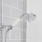 Milano Elizabeth - Chrome and White Traditional Twin Exposed Thermostatic Shower with Grand Rigid Riser Rail (2 Outlet)