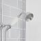 Milano Elizabeth - Chrome and White Traditional Twin Exposed Thermostatic Shower with Grand Rigid Riser Rail (2 Outlet)