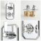 Milano Elizabeth - Chrome and White Traditional Thermostatic Shower with Diverter, Hand Shower and Shower Head (2 Outlet)