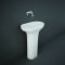 RAK Des - Gloss White Modern Freestanding Basin - 600mm x 350mm (No Tap-Holes)