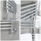 Milano Arno Dual Fuel - Chrome Bar on Bar Heated Towel Rail - Choice of Size