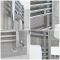 Milano Neva Dual Fuel - Chrome Heated Towel Rail - Choice of Size