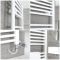 Milano Neva Dual Fuel - White Heated Towel Rail - Choice of Size